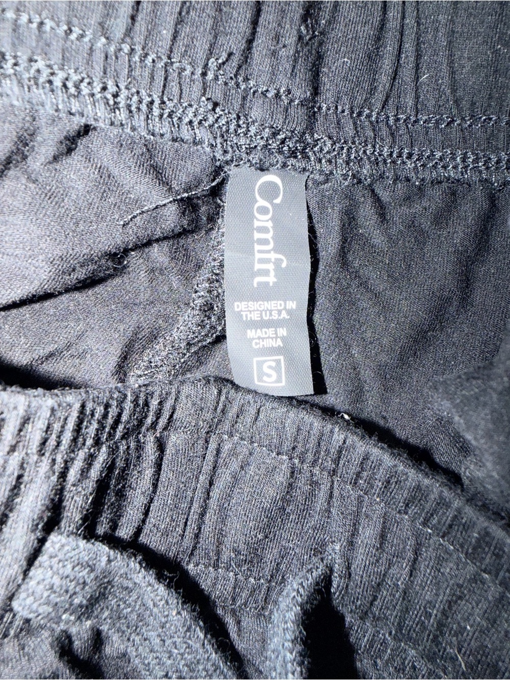 Comfrt Black Cloud Lounge Pants - Picture 3 of 5